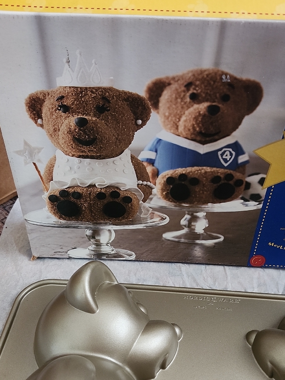Build-A-Bear x Nordicwear Teddy Bear Cake Pan 3D